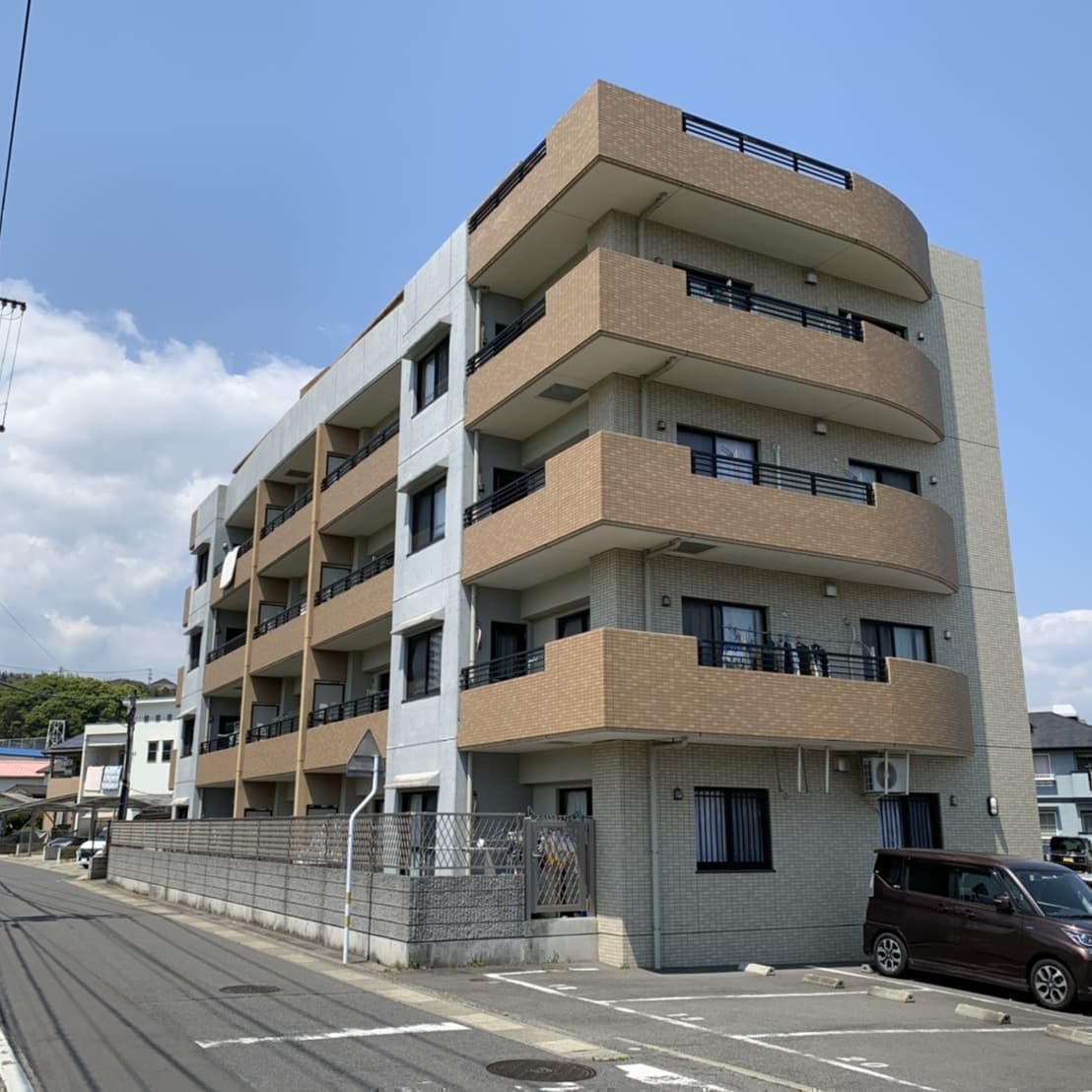 アパートの写真です