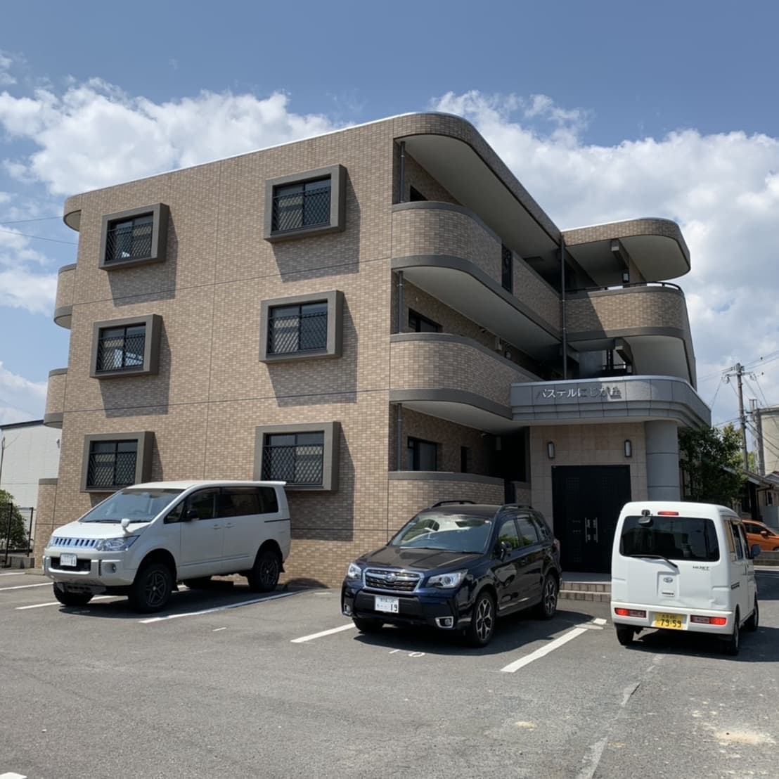 アパートの写真です